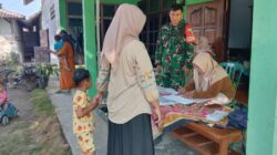 Tingkatkan Kesehatan Anak dan Cegah Stunting, Babinsa Koramil 0808/22 Wonodadi Dampingi Posyandu ILP Di Desa Kebon Agung