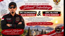 Satu Darah Indonesia Ucapkan Selamat atas Terbentuknya DPC Tulungagung dan DPC Blitar.