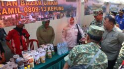 Peringati HUT Ke-81 TNI, Kodim 0809/Kediri Gelar Bazar dan UMKM di Kabupaten Kediri