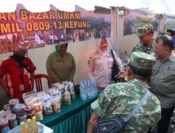 Peringati HUT Ke-81 TNI, Kodim 0809/Kediri Gelar Bazar dan UMKM di Kabupaten Kediri