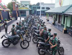 Tingkatkan Keselamatan Tugas Lapangan, Kodim 0808/Blitar Cek Kelayakan Kendaraan Dinas Jajaran